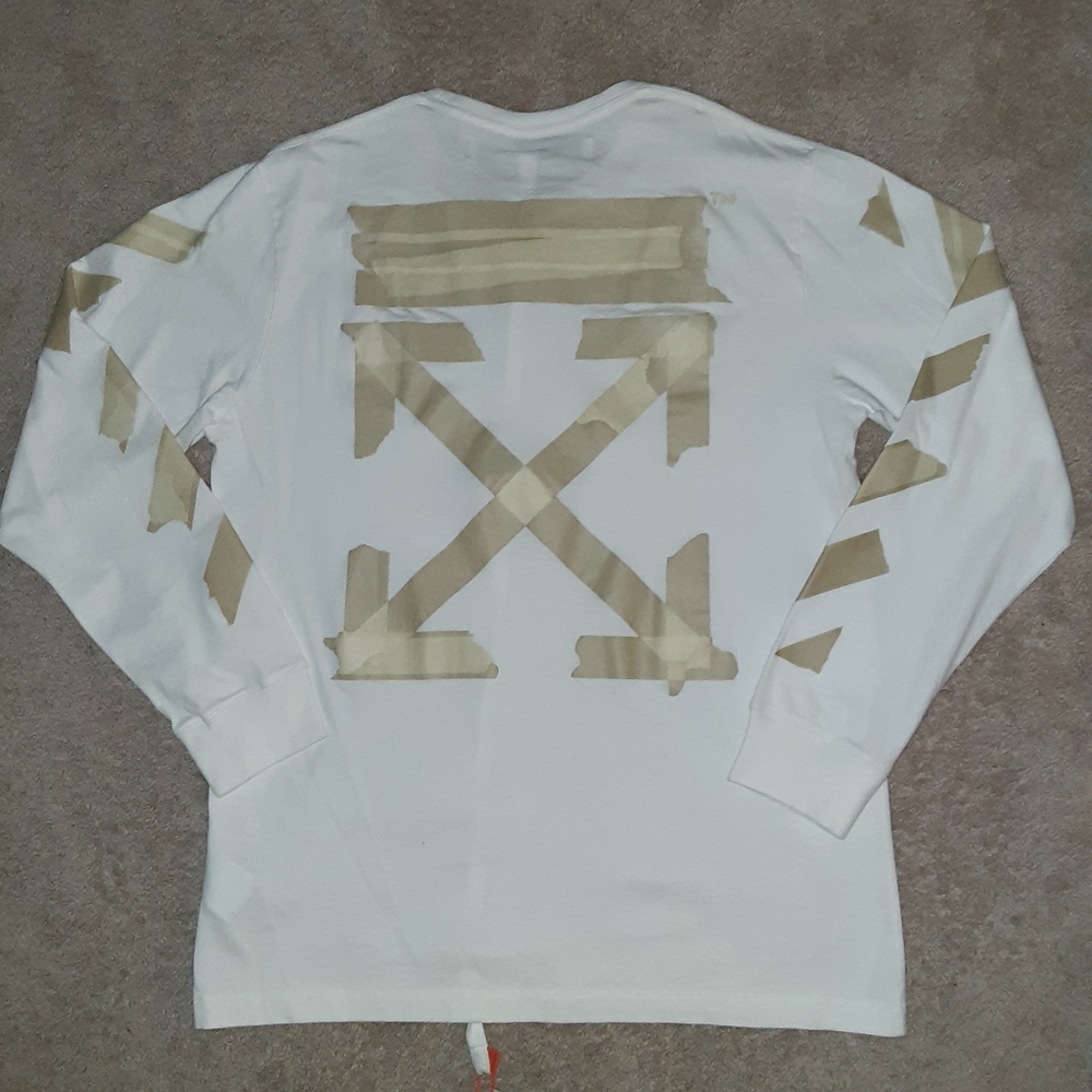 NWT MEN'S OFF-WHITE TAPE ARROWS T-SHIRT - Picture 6 of 13